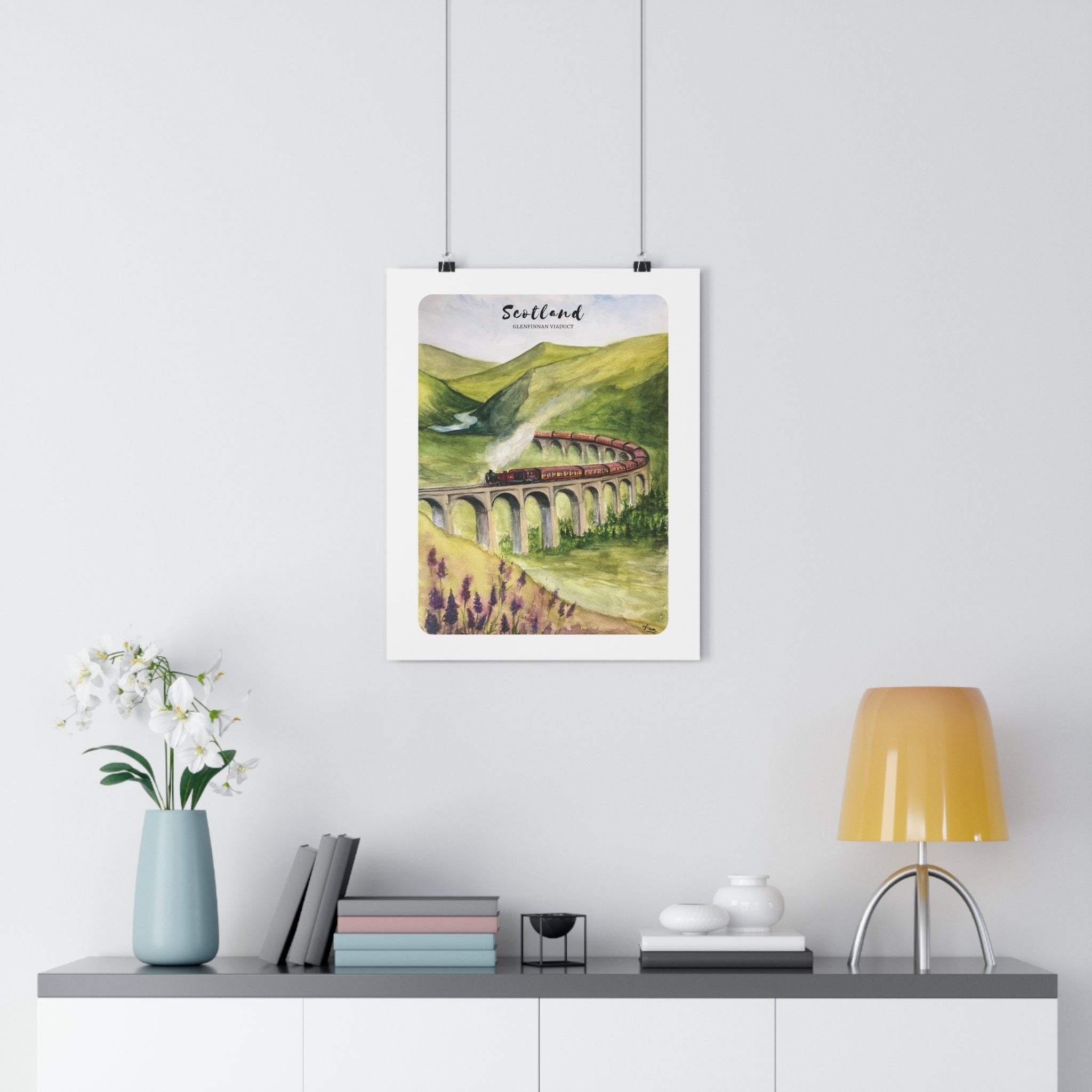 Scotland Glenfinnan Viaduct Train Poster