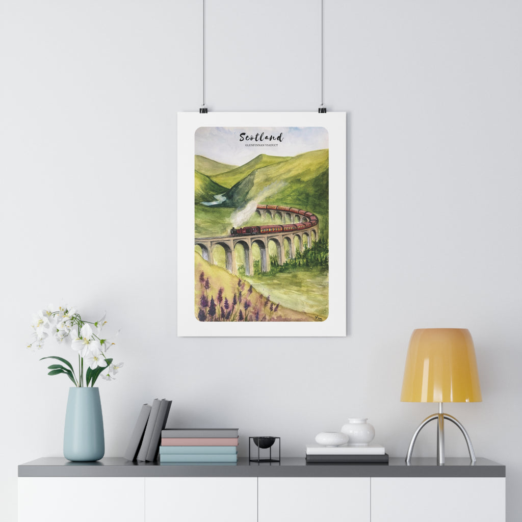 Scotland Glenfinnan Viaduct Train Poster