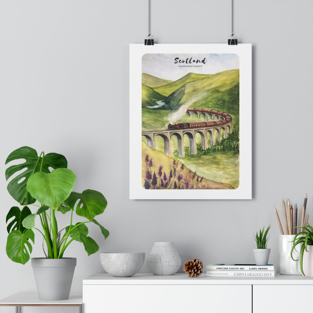 Scotland Glenfinnan Viaduct Train Poster